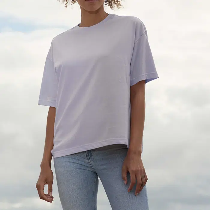 Camiseta oversize mujer personalizada lila