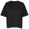 camiseta oversize negro mujer