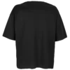 camiseta oversize negro mujer