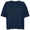 camiseta oversize french marino mujer