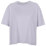 camiseta oversize lila mujer