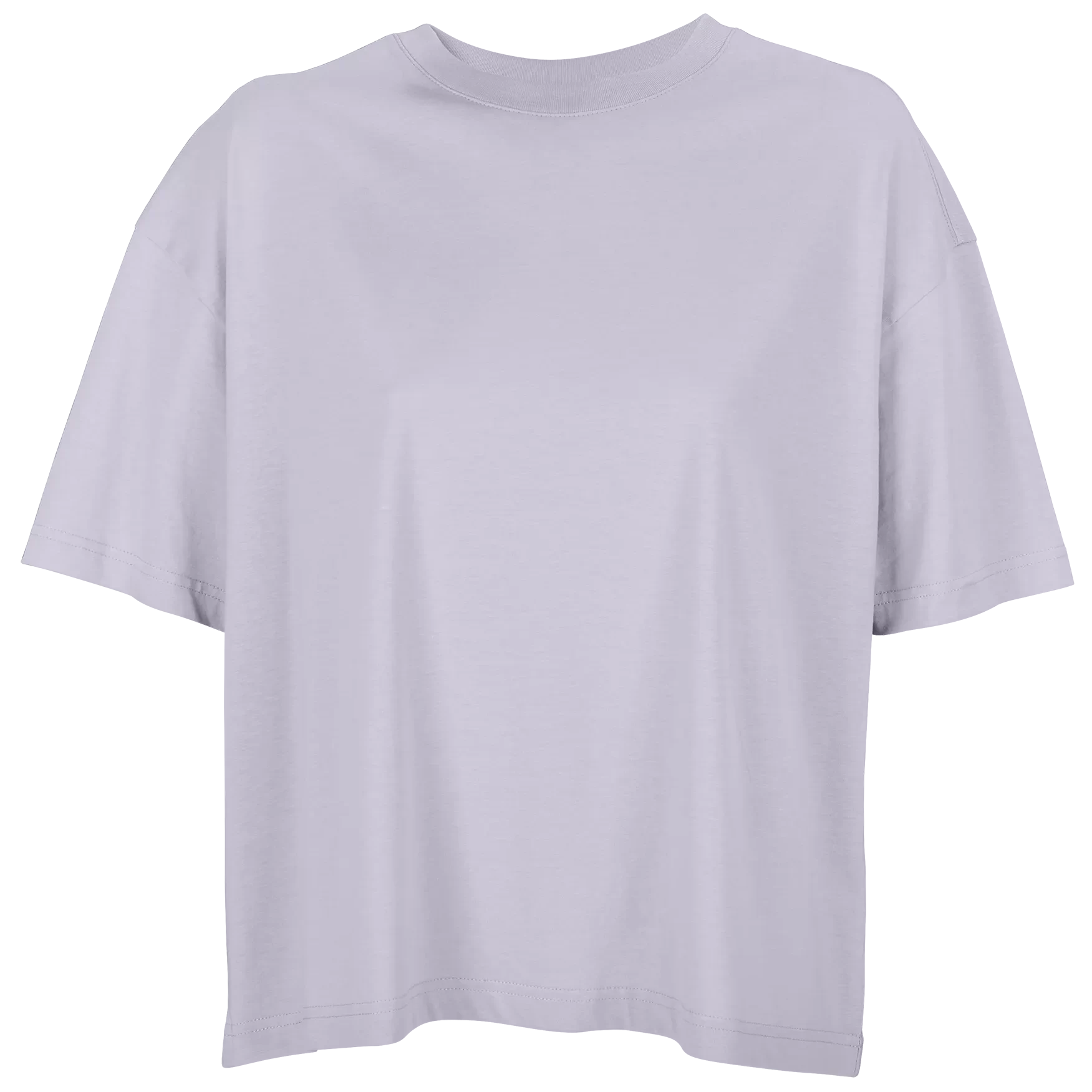 camiseta oversize lila mujer