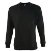 Sudadera sin capucha personalizada unisex antracita oscura
