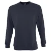 Sudadera sin capucha personalizada unisex azul marino