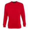 Sudadera sin capucha personalizada unisex rojo