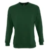 Sudadera sin capucha personalizada unisex verde botella