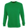 Sudadera sin capucha personalizada unisex verde pradera