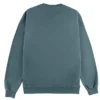 sudadera sin capucha relax personalizada deep teal detrás