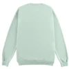 sudadera sin capucha relax personalizada verde acqua detrás