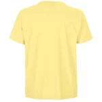 Camiseta oversize hombre personalizada amarillo detrás