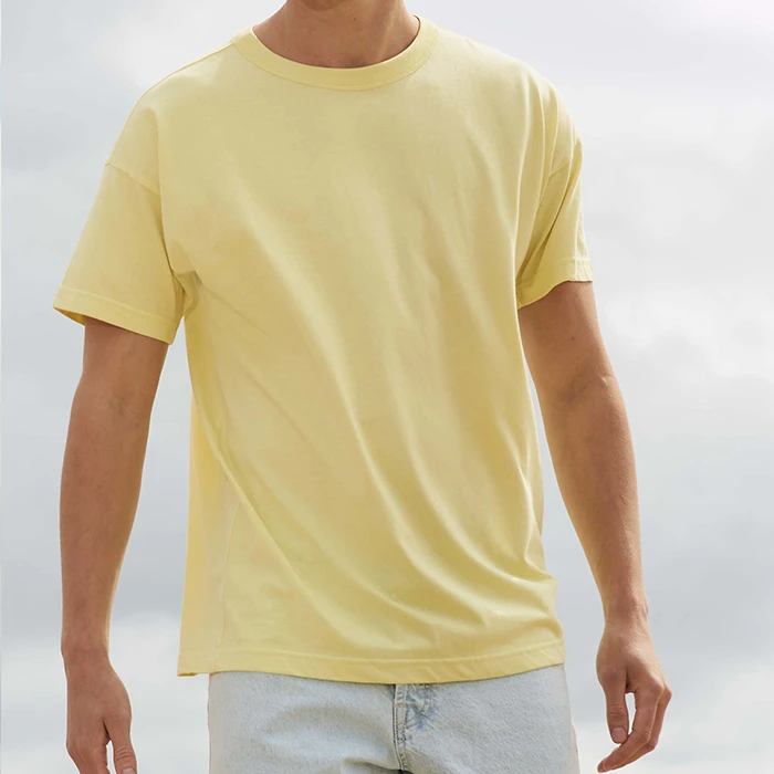 Camisetas amarillos de hombre