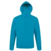 Sudadera con capucha personalizada unisex azul aqua_optimizado