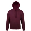 Sudadera con capucha personalizada unisex granate_optimizado