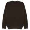 sudadera sin capucha oversize personalizada black coffee delante