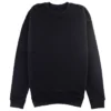 sudadera sin capucha oversize personalizada black delante