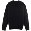sudadera sin capucha oversize personalizada black detrás