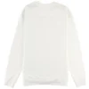 sudadera sin capucha oversize personalizada coconut milk detrás