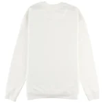 sudadera sin capucha oversize personalizada coconut milk detrás