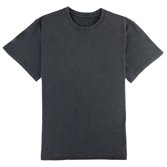 camiseta oversize vintage unisex personalizada black delante