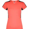 Camiseta técnica bicolor mujer personalizada