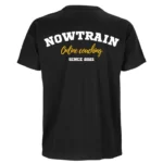 Camiseta oversize hombre negra detrás – nowtrain online coaching