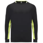 Equipación portero negro-amarillo delante