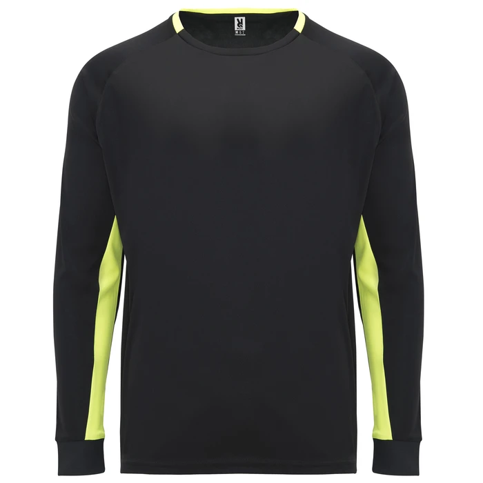 Equipación portero negro-amarillo delante