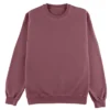 sudadera sin capucha relax personalizada burdeos delante