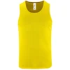 Camiseta deportiva tirantes personalizada hombre amarillo
