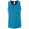 Camiseta deportiva tirantes personalizada hombre aqua