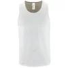 Camiseta deportiva tirantes personalizada hombre blanco