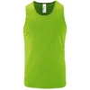 Camiseta deportiva tirantes personalizada hombre verde neón
