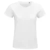 Camiseta ecológica personalizada mujer delante blanco