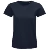 Camiseta ecológica personalizada mujer delante french marino