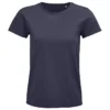 Camiseta ecológica personalizada mujer delante gris ratón