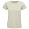 Camiseta ecológica personalizada mujer delante natural