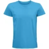 Camiseta orgánica personalizada hombre aqua