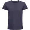 Camiseta orgánica personalizada hombre gris ratón