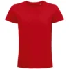 Camiseta orgánica personalizada hombre rojo