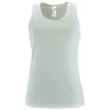 Camiseta deportiva de tirantes personalizada mujer blanco