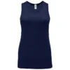 Camiseta deportiva de tirantes personalizada mujer french marino