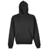 Sudadera con capucha oversize 450g personalizada delante negro