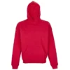Sudadera con capucha oversize 450g personalizada delante rojo
