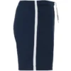 Pantalon corto con cremallera personalizado azul marino derecha