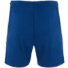 Pantalon corto con cremallera personalizado azul royal detrás