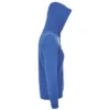 Sudadera con capucha de mujer personalizada azul royal dcha