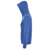 Sudadera con capucha de mujer personalizada azul royal izda