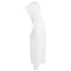 Sudadera con capucha de mujer personalizada blanco izda