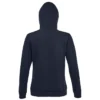 Sudadera con capucha de mujer personalizada french marino detrás