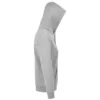 Sudadera con capucha de mujer personalizada gris mezcla dcha